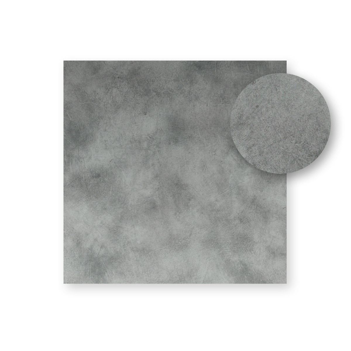 Plateau stratifié HPL 120x80 cm Nardi, finition Cemento