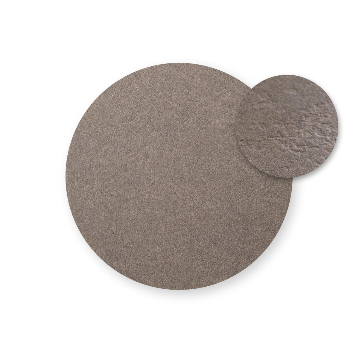 Plateau stratifié HPL Ø70 cm Nardi, finition Tortora Materia